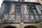 Front of Timber framed house in Dijon